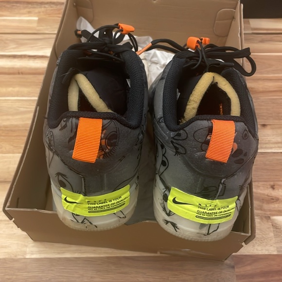 NIKE AF1 SKELETON EXPERIMENTAL BLACK  WHITE - Picture 3 of 5